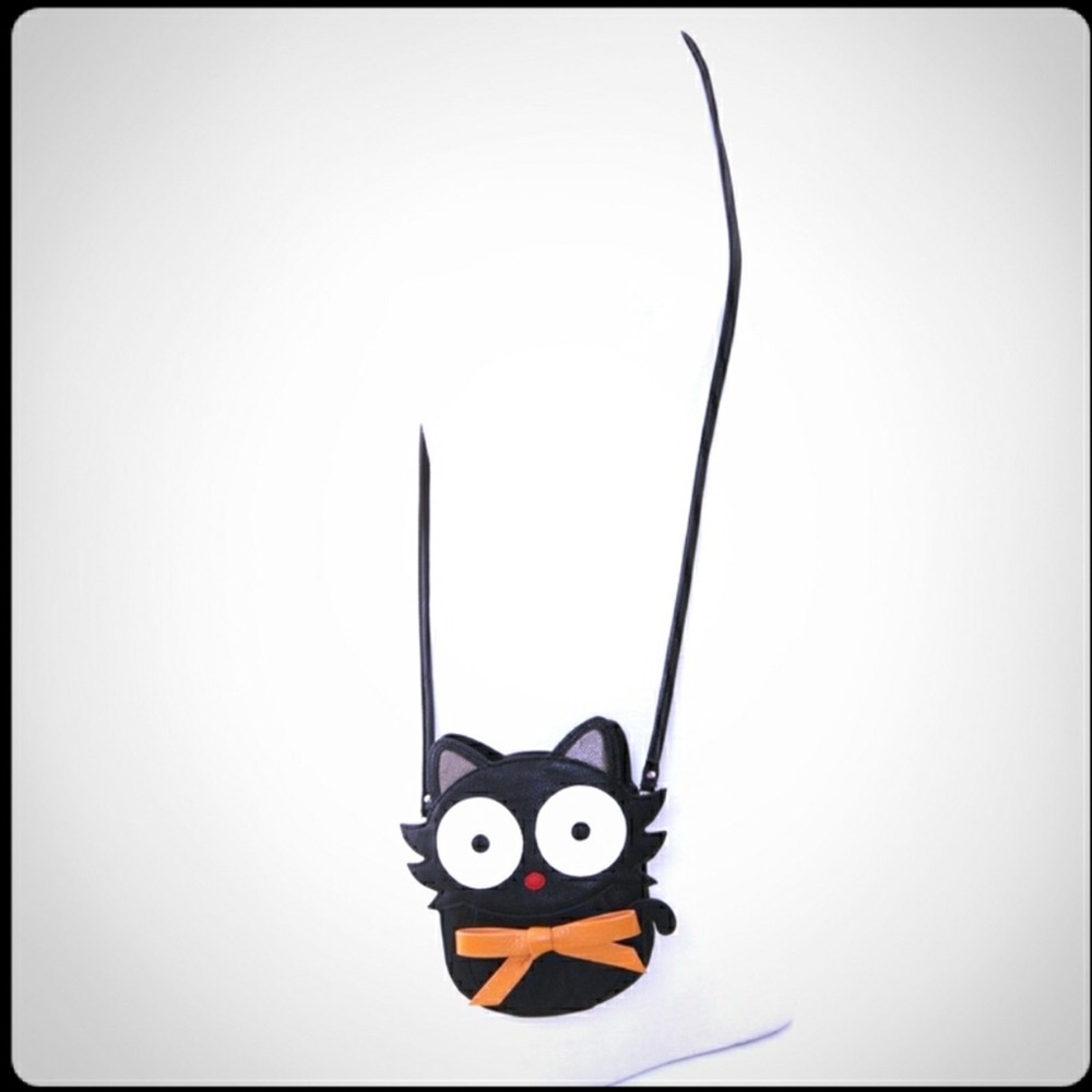 Brand New Adorable Black  CAT Crossbody Bag - Picture 4 of 4